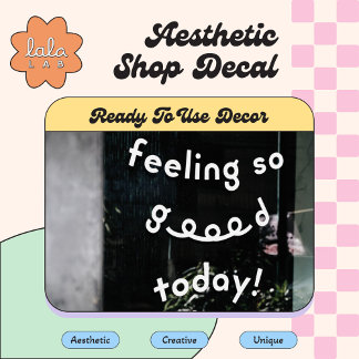 Autocollant Pour Fenêtre Décor de la fenêtre de la fenêtre de Good Vibes dr