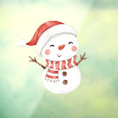Autocollant Pour Fenêtre Décor de Noël Snowman (Feuille 3)