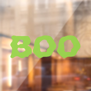 Autocollant Pour Fenêtre Décor éffrayant et drôle pour Halloween Boo Boo