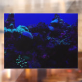 Autocollant Pour Fenêtre Deep Blue Aquarium scene window cling (Feuille 2)