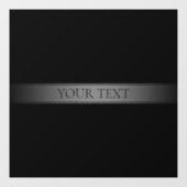 Autocollant Pour Fenêtre Dégradé rayé élégant simple et modifiable (Feuille)