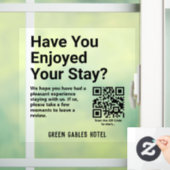 Autocollant Pour Fenêtre Demander aux clients de laisser une révision du co (Maison)