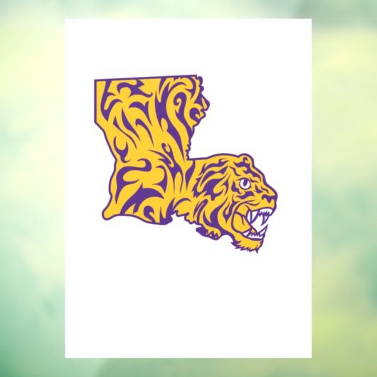 Autocollant Pour Fenêtre Démarrage Tigre D'Origine En Couleur (Feuille 3)