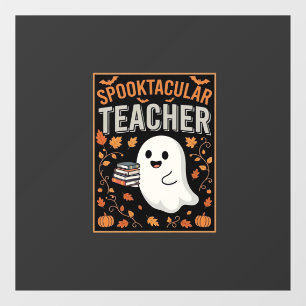 Autocollant Pour Fenêtre Design de fantôme Halloween pour enseignant Spookt