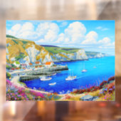 Autocollant Pour Fenêtre "Devon Harbour Dreamscape" - Un paysage marin angl (Feuille 2)