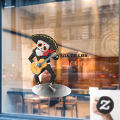 Autocollant Pour Fenêtre Dia de los Muertos Jour du jour Artistique (Fenêtre de café)