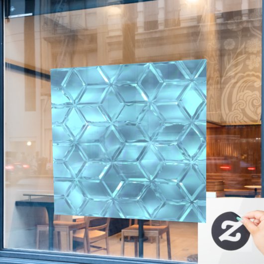 Autocollant Pour Fenêtre Diamants de cristal (Fenêtre de café)