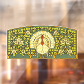 Autocollant Pour Fenêtre dinde Art nouveau (Feuille 2)