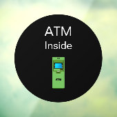 Autocollant Pour Fenêtre Distributeur automatique automatique automatique d (Feuille 3)