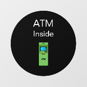 Autocollant Pour Fenêtre Distributeur automatique automatique automatique d (Feuille)