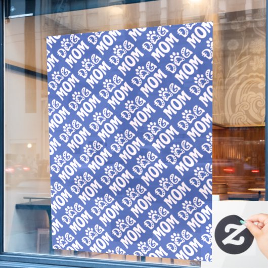 Autocollant Pour Fenêtre Dog (Fenêtre de café)