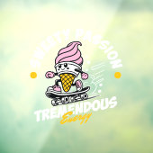 Autocollant Pour Fenêtre Douceur Passion Tremendante énergie (Feuille 3)