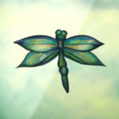 Autocollant Pour Fenêtre Dragonfly Nature Art (Feuille 3)