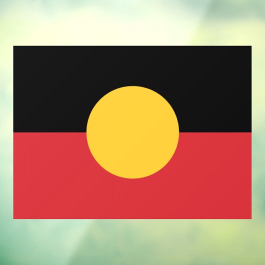 Autocollant Pour Fenêtre Drapeau aborigène australien (Feuille 3)