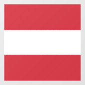Autocollant Pour Fenêtre Drapeau autrichien (Feuille)