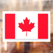 Autocollant Pour Fenêtre Drapeau canadien. CANADA. (Feuille 2)