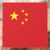 Autocollant Pour Fenêtre Drapeau chinois (Feuille 2)