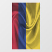 Autocollant Pour Fenêtre Drapeau Colombie (Feuille)