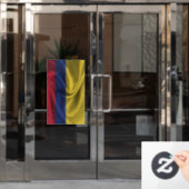 Autocollant Pour Fenêtre Drapeau Colombie (Porte de bureau)