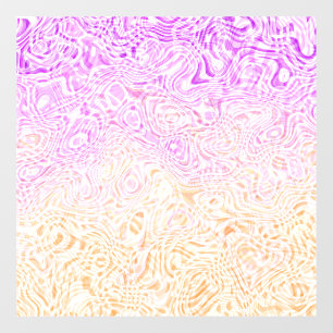 Autocollant Pour Fenêtre Drapeau de fierté Trixic Abstrait Bohème Squiggly