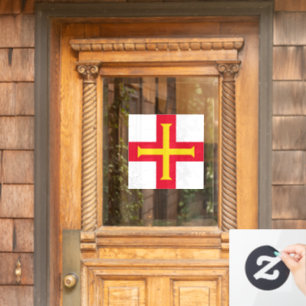 Autocollant Pour Fenêtre Drapeau de Guernesey