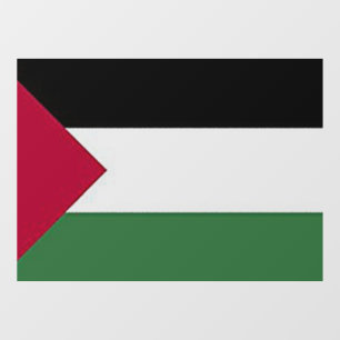 Autocollant Pour Fenêtre Drapeau de la Palestine - Clapet en verre