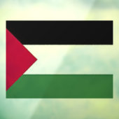 Autocollant Pour Fenêtre Drapeau de la Palestine - Clapet en verre (Feuille 3)