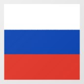 Autocollant Pour Fenêtre Drapeau de la Russie (Feuille)