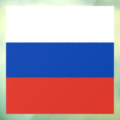 Autocollant Pour Fenêtre Drapeau de la Russie (Feuille 3)
