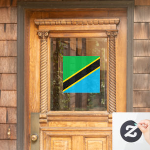 Autocollant Pour Fenêtre Drapeau de la Tanzanie