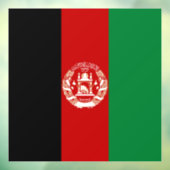 Autocollant Pour Fenêtre Drapeau de l'Afghanistan (Feuille 3)