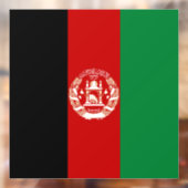 Autocollant Pour Fenêtre Drapeau de l'Afghanistan (Feuille 2)