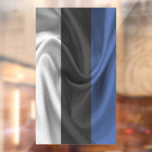 Autocollant Pour Fenêtre Drapeau de l'Estonie