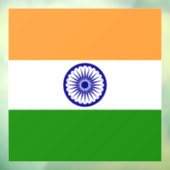 Autocollant Pour Fenêtre Drapeau de l'Inde (Feuille 3)