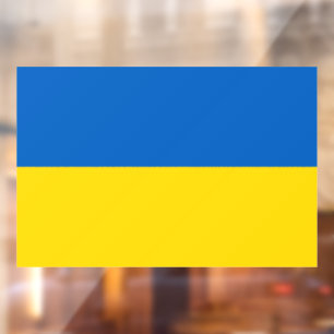 Autocollant Pour Fenêtre Drapeau de l'Ukraine
