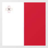 Autocollant Pour Fenêtre Drapeau de Malte (Feuille)