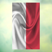 Autocollant Pour Fenêtre Drapeau de Monaco (Feuille 3)