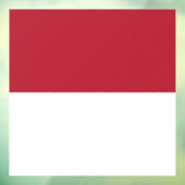 Autocollant Pour Fenêtre Drapeau de Monaco (Feuille 3)
