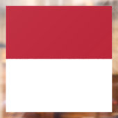Autocollant Pour Fenêtre Drapeau de Monaco (Feuille 2)