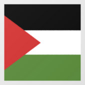 Autocollant Pour Fenêtre Drapeau de Palestine (Feuille)