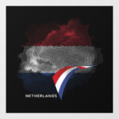 Autocollant Pour Fenêtre Drapeau des Pays-Bas (Feuille)
