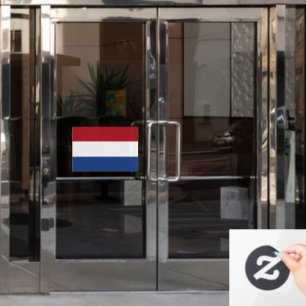 Autocollant Pour Fenêtre Drapeau des Pays-Bas découpé sur mesure 
