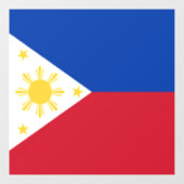 Autocollant Pour Fenêtre drapeau des Philippines (Feuille)