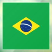 Autocollant Pour Fenêtre Drapeau du Brésil (Feuille 3)
