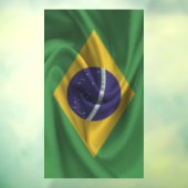 Autocollant Pour Fenêtre Drapeau du Brésil (Feuille 3)