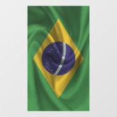 Autocollant Pour Fenêtre Drapeau du Brésil (Feuille)