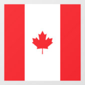 Autocollant Pour Fenêtre Drapeau du Canada (Feuille)