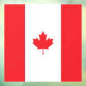 Autocollant Pour Fenêtre Drapeau du Canada (Feuille 3)