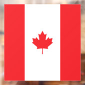 Autocollant Pour Fenêtre Drapeau du Canada (Feuille 2)