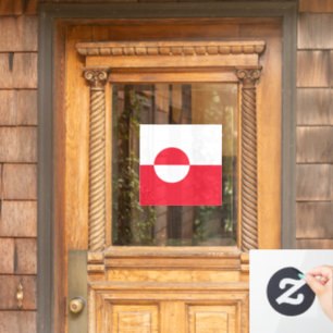 Autocollant Pour Fenêtre Drapeau du Groenland
